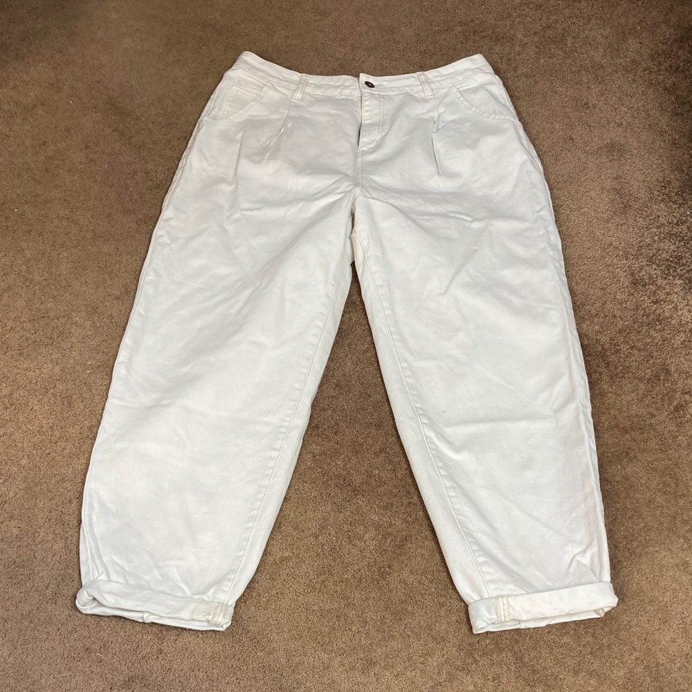 Cotton On White Ankle & Cropped Jeans